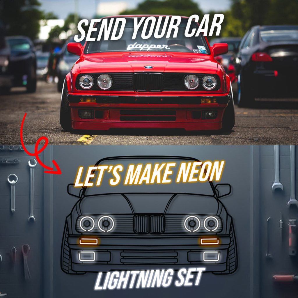 Classic / vintage cars – modern decorative artwork made of metal